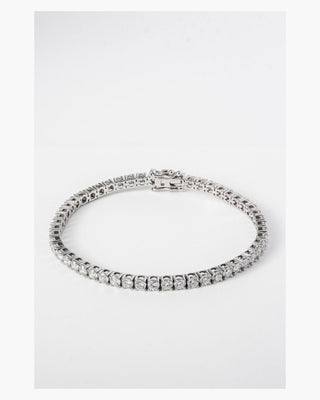 Classic Diamond Tennis Bracelet – White Gold