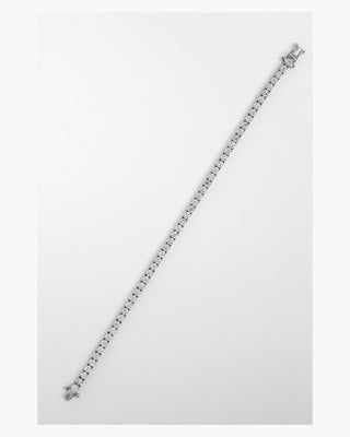 Classic Diamond Tennis Bracelet – White Gold