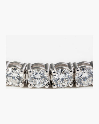 Classic Diamond Tennis Bracelet – White Gold